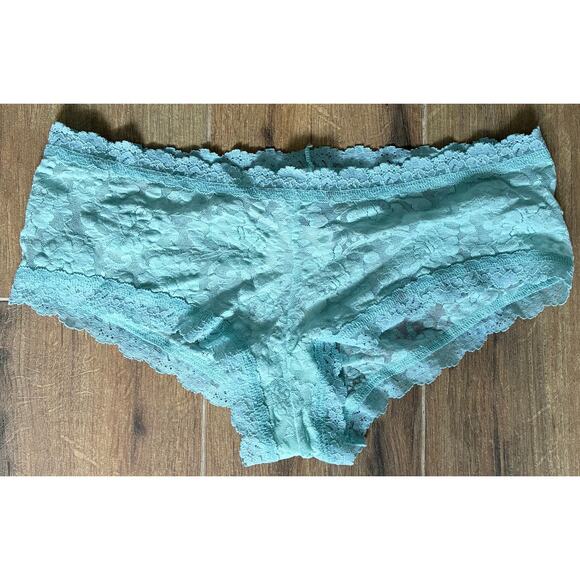 Hanky Panky Lace Boyshort Medium Light Blue NWT - Picture 1 of 4
